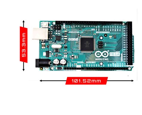 arduino mega 2560 dimensions
